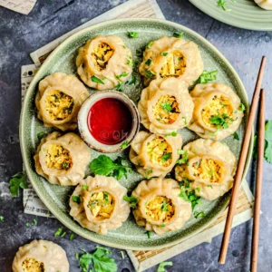 indian cottage cheese (paneer) dumpling / paneer momos